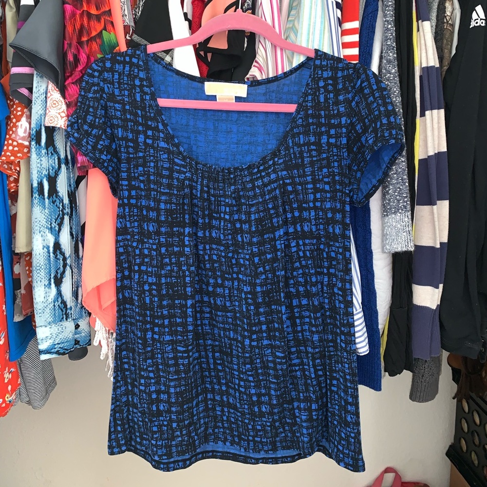 Michael Kors patterned blouse